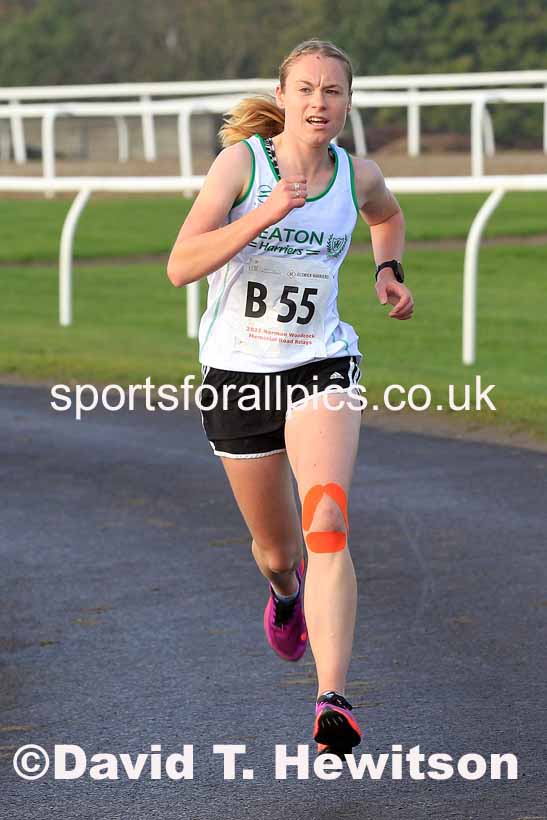 2022 Norman Woodcock Memorial Road Relays (organised by Elswick Harriers), Gosforth Park Racecourse, Newcastle.  Photo: David T. Hewitson/Sports for All Pics